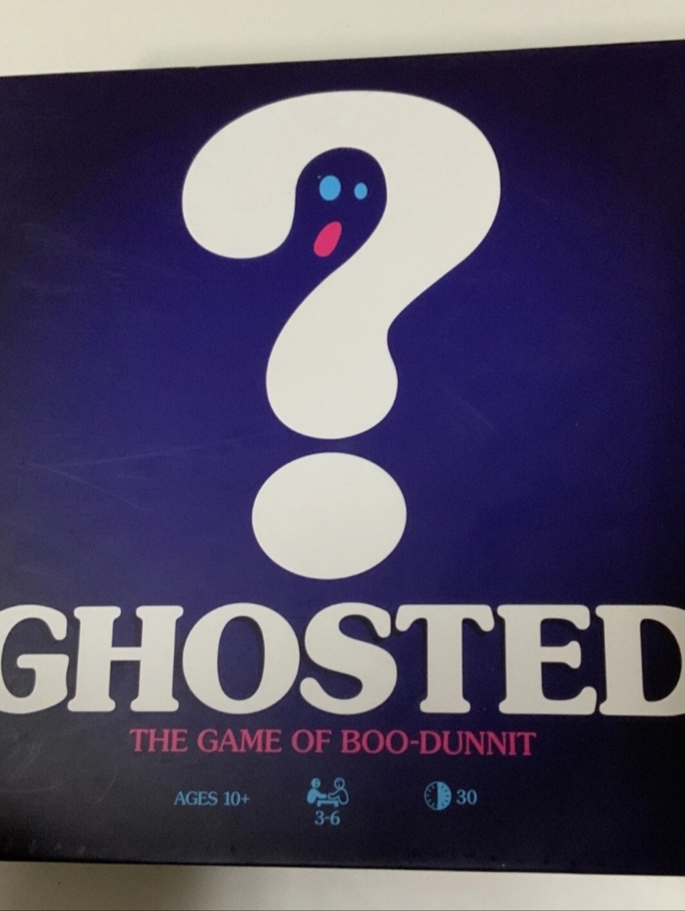 Ghosted The Game Of Boo-Dunnit Family Board Game 3-6 Players Ages 10+ 🆕